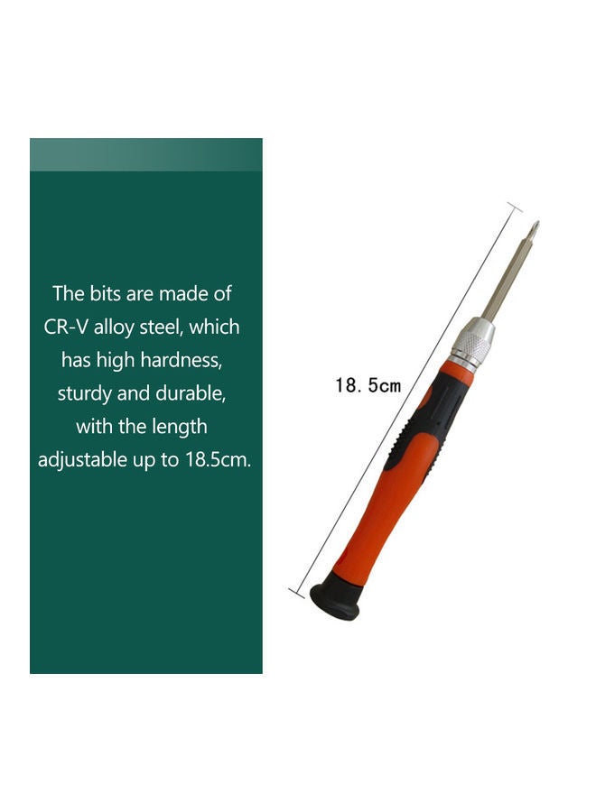 NIBEMINENT Multi-Functional Screwdriver Set Red/Black - Image 3