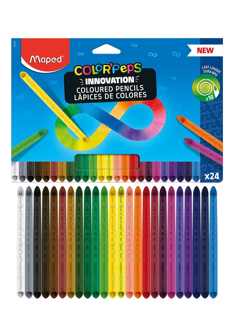Maped 24-Piece Innovation Colour Pencils Multicolour  - Image 1