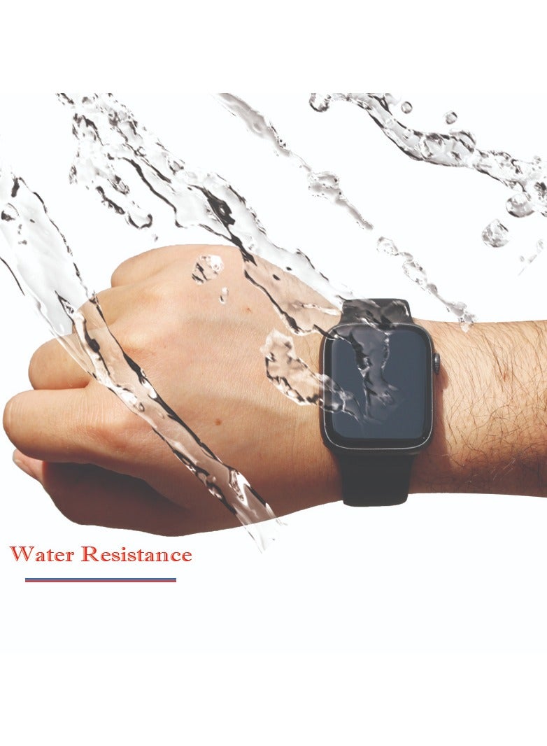 Max & Max Smart Watch 45mm for Men & Women – Water Resistant Fitness Tracker with Workout Modes, Heart Rate & Calorie Monitor, Compatible with iPhone & Android – Black - Image 4