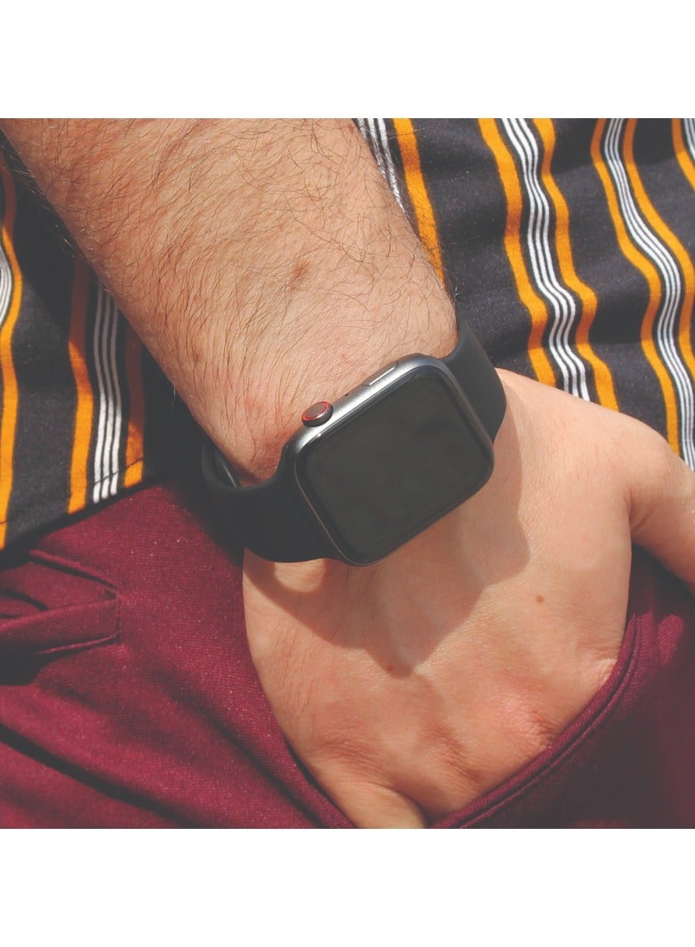 Max & Max Smart Watch 45mm for Men & Women – Water Resistant Fitness Tracker with Workout Modes, Heart Rate & Calorie Monitor, Compatible with iPhone & Android – Black - Image 5