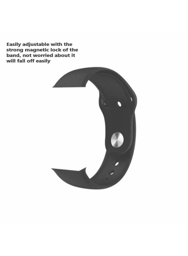 Max & Max Smart Watch 45mm for Men & Women – Water Resistant Fitness Tracker with Workout Modes, Heart Rate & Calorie Monitor, Compatible with iPhone & Android – Black - Image 3