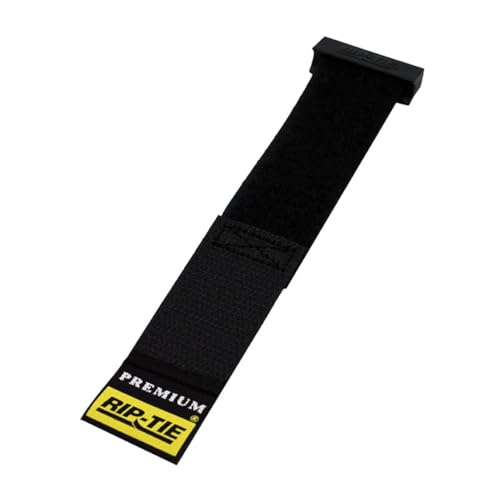 Rip-Tie RIPTIE 1 x 65 RipLock CableWrap Cable Tie Perfect for Heavy Duty Cables 10 Pack Black - Image 1