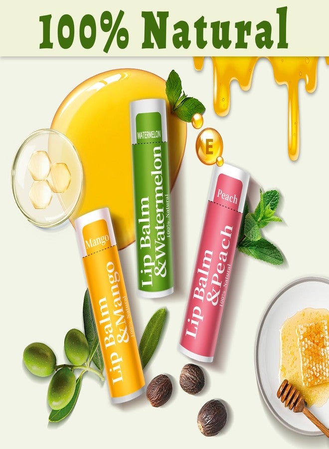 RBUGR 250 Pcs Lip Balm Bulk,12 Fruit Flavored Natural Bulk Lip Balm, Lip Balms Pack with Vitamin E, Lip Balms Gift Set Women Stocking Stuffers Party Favors, Moisturizing&Soothing(4.2g/0.15oz) - Image 3