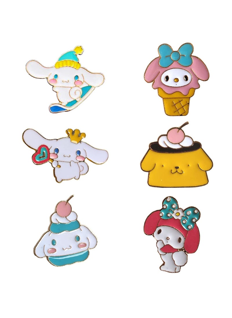 Excefore - Cartoon Animal Brooch, Trendy Animal Badge, Backpack Decoration DIY Accessories, for Clothes Bag, Jacket, Party, Special Activities Gift - Image 1