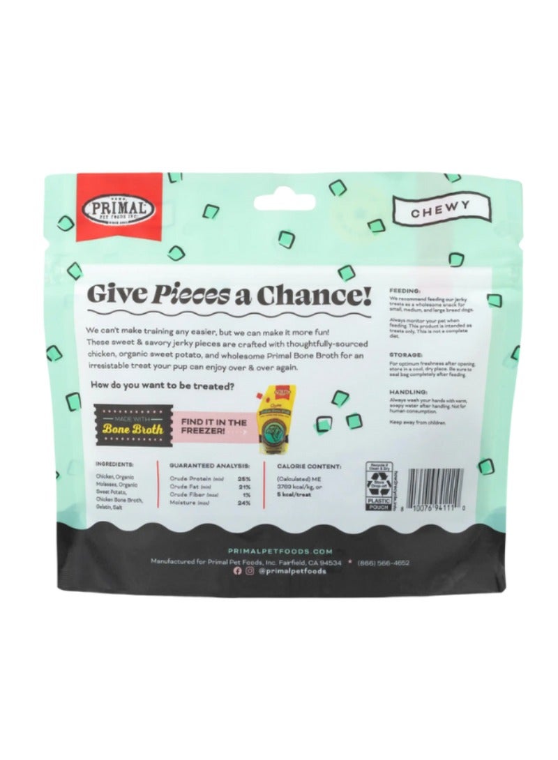 Primal Pet Foods Give Pieces A Chance Chicken With Broth Jerky Treat For Dog 113g - Image 2