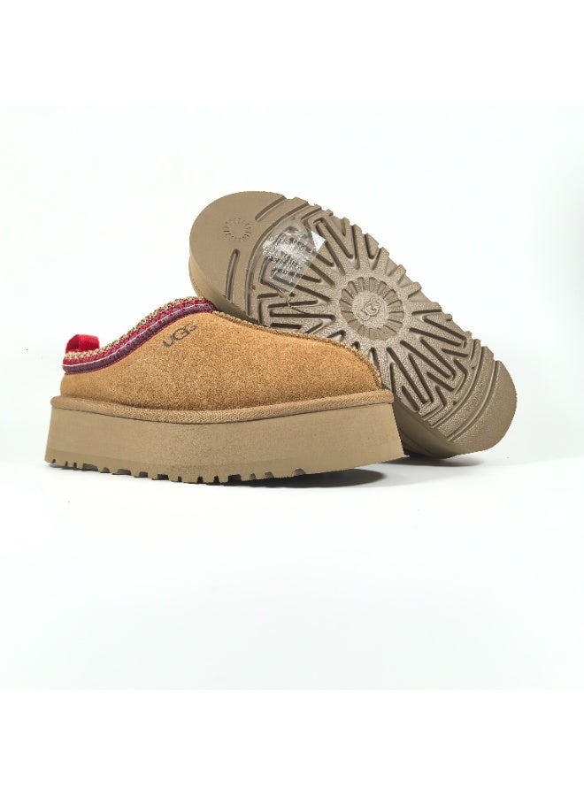 UGG cotton plus velvet thick bottom comfortable low-top Baotou shoes - Image 2