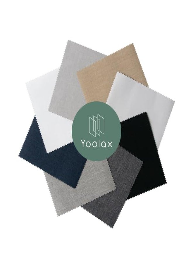 Yoolax Fabric Sample Blinds, Blackout Blinds Roller Shades, Shades for Windows, Fabric Sample (Multicolor) - Image 4