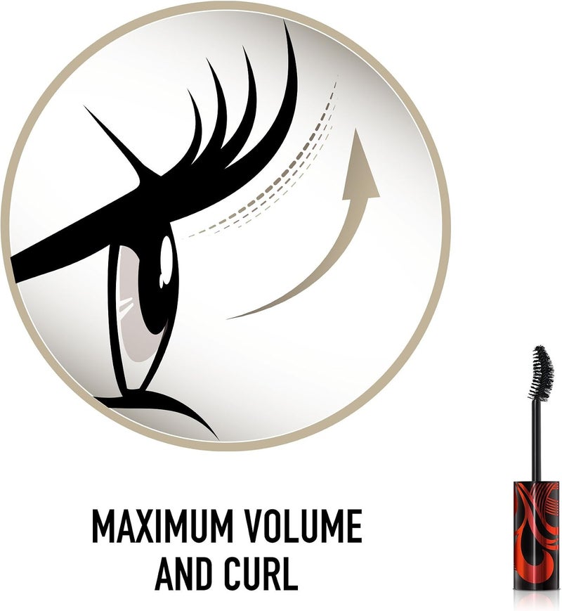 2000 Calorie Curl Addict Mascara - Black/Brown, 11 ml - Image 2