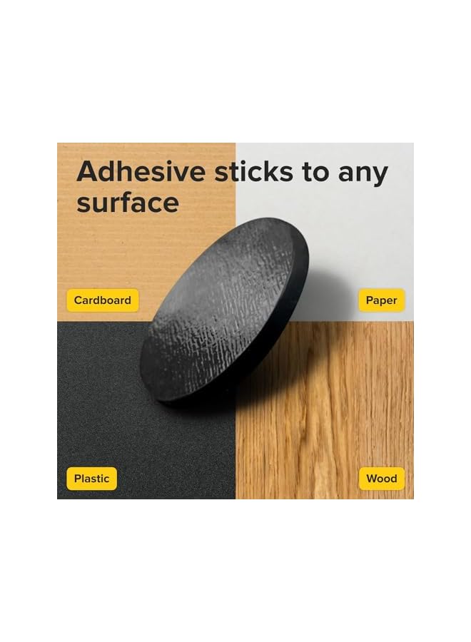 PROMASS promass Self Adhesive Magnet Dots (0.8" x 0.8") - Peel & Stick Magnetic Circles - Flexible Sticky Magnets - Sheets is Alternative to Magnetic Squares, Stickers, Strip and Tape (100 Pcs)  - Image 4