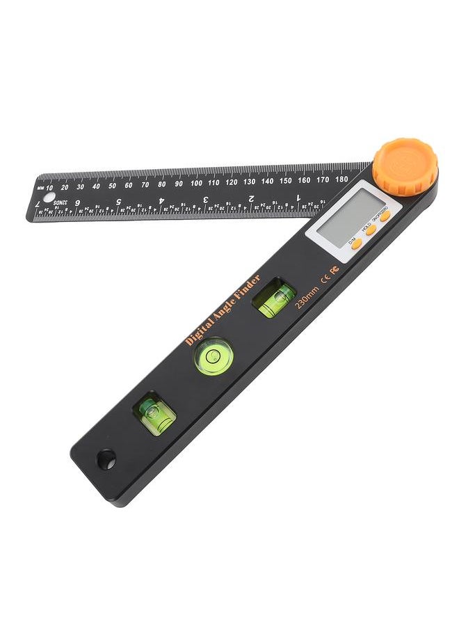 Digital Angle Finder Tool 4 in 1 Accurate LED Pocket Protractor with Horizontal Vertical Level for Woodworking Drafting