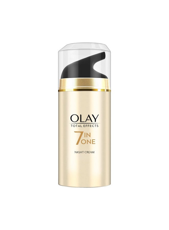 Olay Total Effects Night Firming Facial Moisturizer Treatment 1.7 Fl Oz, Packaging May Vary - Image 1