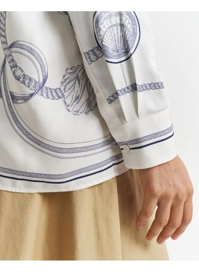 GANT  Gant Relaxed Sailing Print Shirt for Women | Best Price UAE