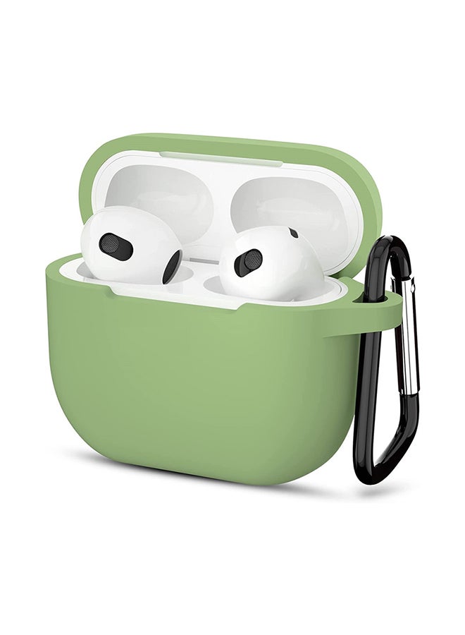 Protective Silicone Case Cover for Apple AirPods 3rd Generation Green - Image 1