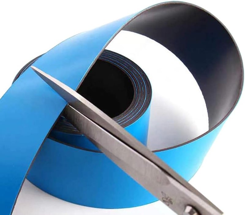 White Flexible Magnetic Strip 1 Meter 25x1mm Writable Rubber Sheet For Fridge Crafts DIY - Image 4