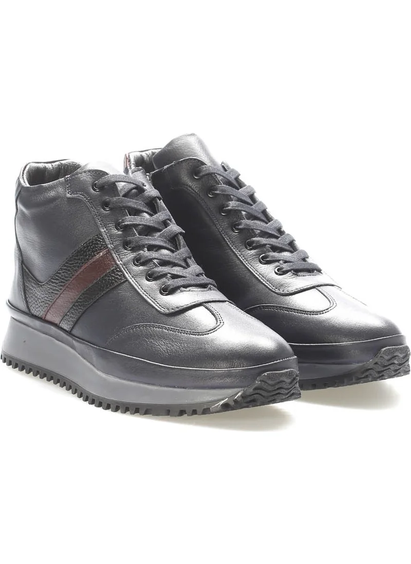 فاست ستيب Leather & Shearling Men's Sports Boots 722KMA685