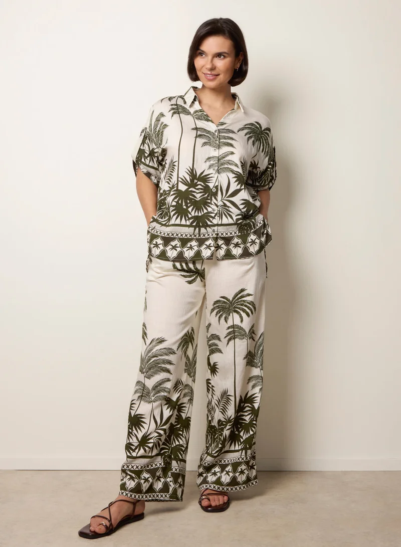 بلو فانيلا Palm Tree Set