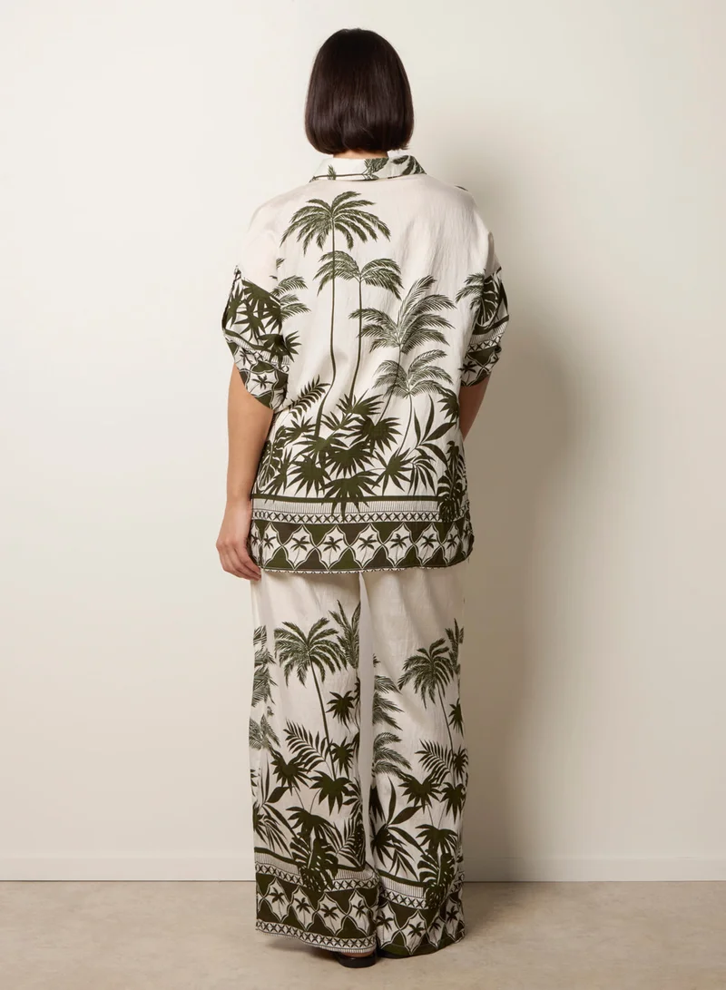 بلو فانيلا Palm Tree Set