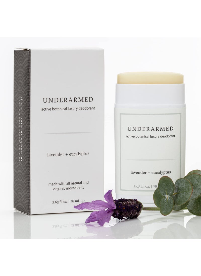 Super Natural Goods - Underarmed Natural Aluminum-Free Deodorant, Long Lasting Odor Control with Organic Coconut + Essential Oils, Baking Soda, Raw Honey & Mineral Salt | All-Natural Non-GMO Vegan Formula For Women & Men - Image 1