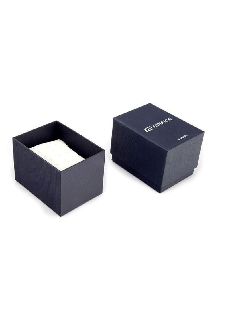 CASIO Edifice Stainless Steel Analog Green Dial Men's Watch - EFR-S108D-3AVUDF Green Dial, Silver Band - Image 2