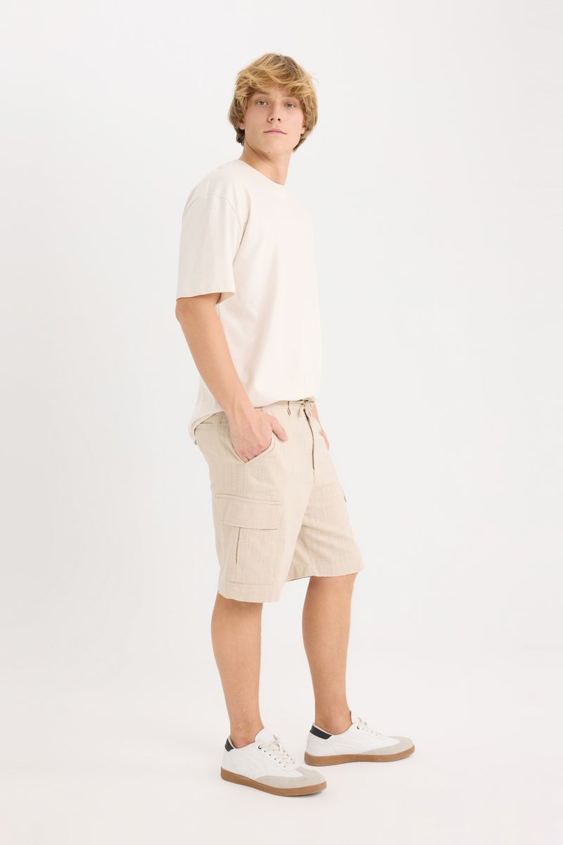 DeFacto Man Regular Cargo Cotton Bermuda Shorts - Image 2
