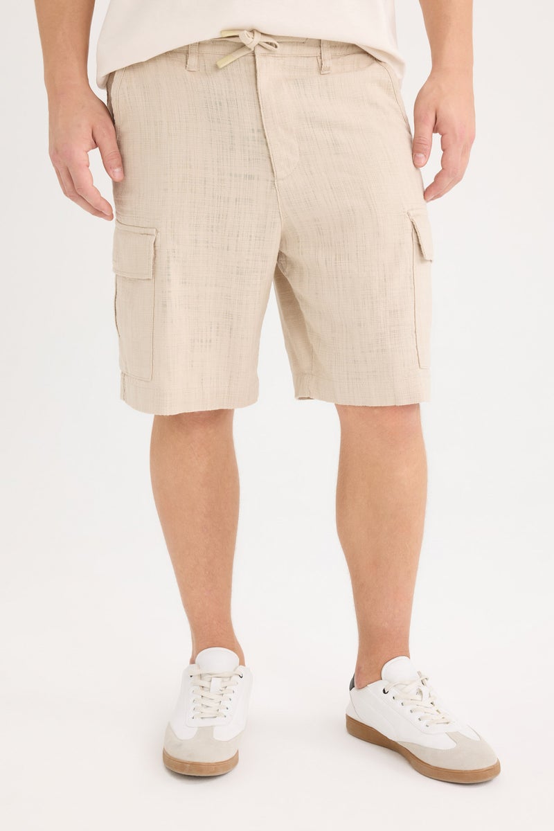 DeFacto Man Regular Cargo Cotton Bermuda Shorts - Image 3