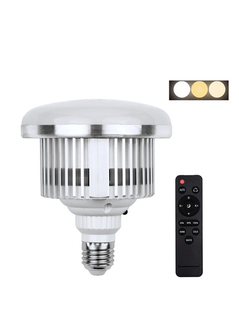 مصباح إضاءة LED للتصوير الفوتوغرافي بقوة 380 واط مع جهاز تحكم عن بعد، درجة حرارة لون قابلة للتعديل من 3000 كلفن إلى 5500 كلفن، قابل للتعتيم، 3 ألوان، مقبس E27، لإضاءة الاستوديو، صندوق الضوء، التصوير الفوتوغرافي والفيديو