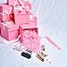 GP SUP 12 Pcs Christmas Gift Box with LidsPink Boxes for Presents Birthday Wedding Valentines Christmas PartyPink 444 - Image 4
