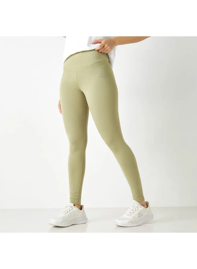 Kappa Kappa Solid Leggings with Elasticated Waistband