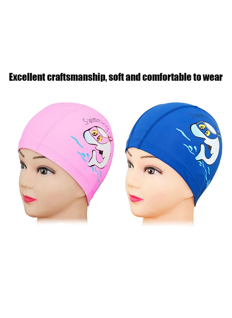 MissTiara - 4-Piece Kids Drawstring Waterproof Backpack Swimming Goggle Cap Set Drawstring Wet and Dry Separated Swim Bag for Girls and Boys with Swimming Cap, Swimming Goggles, Ear Plugs and Nose Clip - Image 1