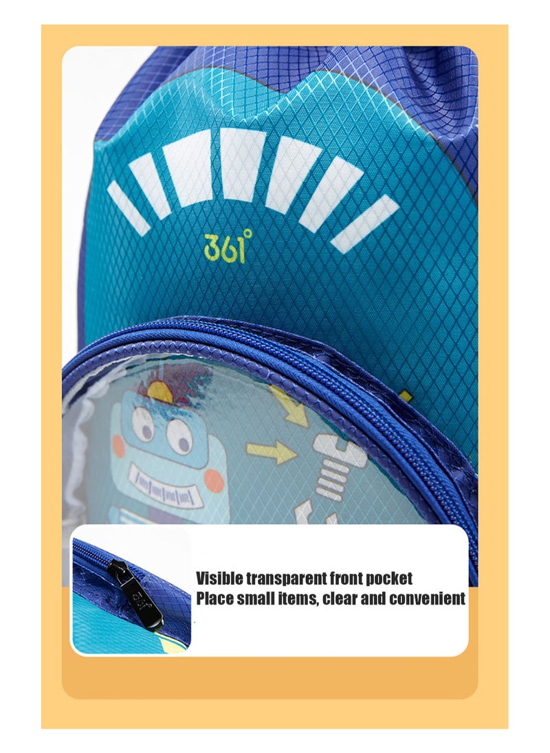 MissTiara - 4-Piece Kids Drawstring Waterproof Backpack Swimming Goggle Cap Set Drawstring Wet and Dry Separated Swim Bag for Girls and Boys with Swimming Cap, Swimming Goggles, Ear Plugs and Nose Clip - Image 1