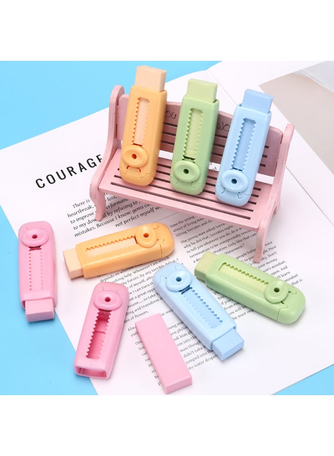 HELPS Cartoon Push-pull Eraser Student Color Clean Less Crumbs Replaceable Core Rubber Suit Children's Stationery - Image 3