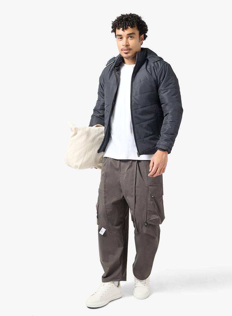 سفنتي فايف جاكيت منتفخ بغطاء رأس - Image 5