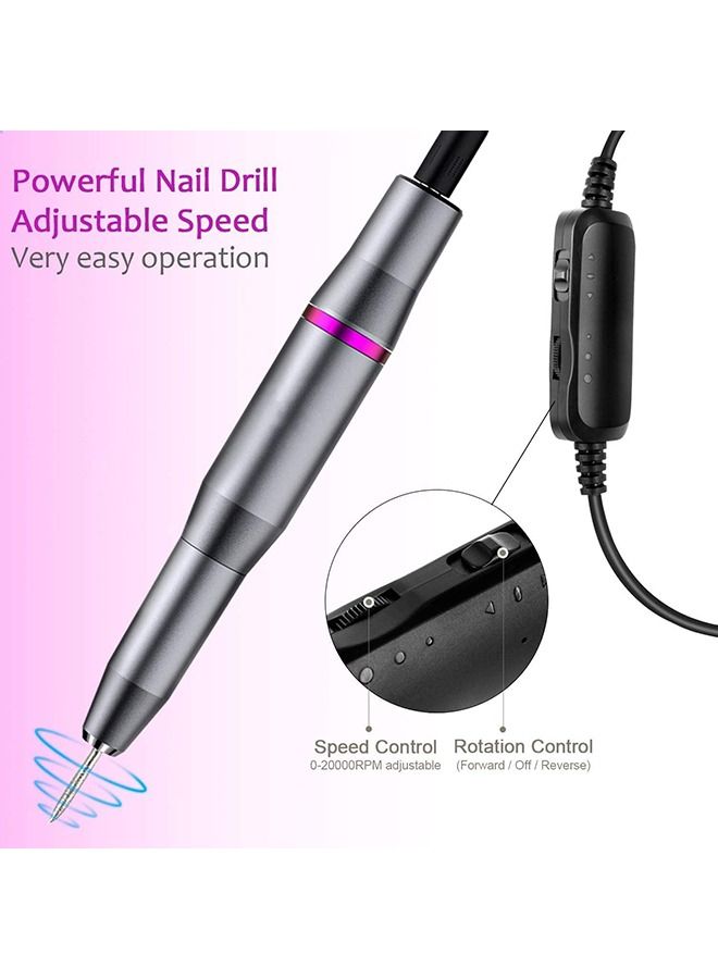 Arabest 25000 rpm Electric Nail Drill , Professional Cordless Nail Drill, Professional Nail Drill Kit Nail Tools for Acrylic Nails DIY Manicure Pedicure - Image 2
