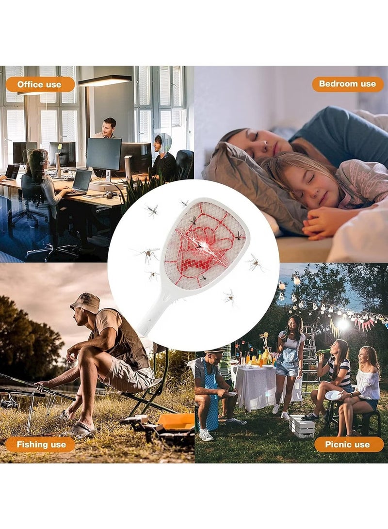 JAJEEK Electric Bug Zapper Swatter – Rechargeable LED Mosquito, Fly & Pest Killer Racket for Indoor & Outdoor Use – Effective, Portable, and Eco-Friendly Pest Control – Assorted Colors Available - Image 4