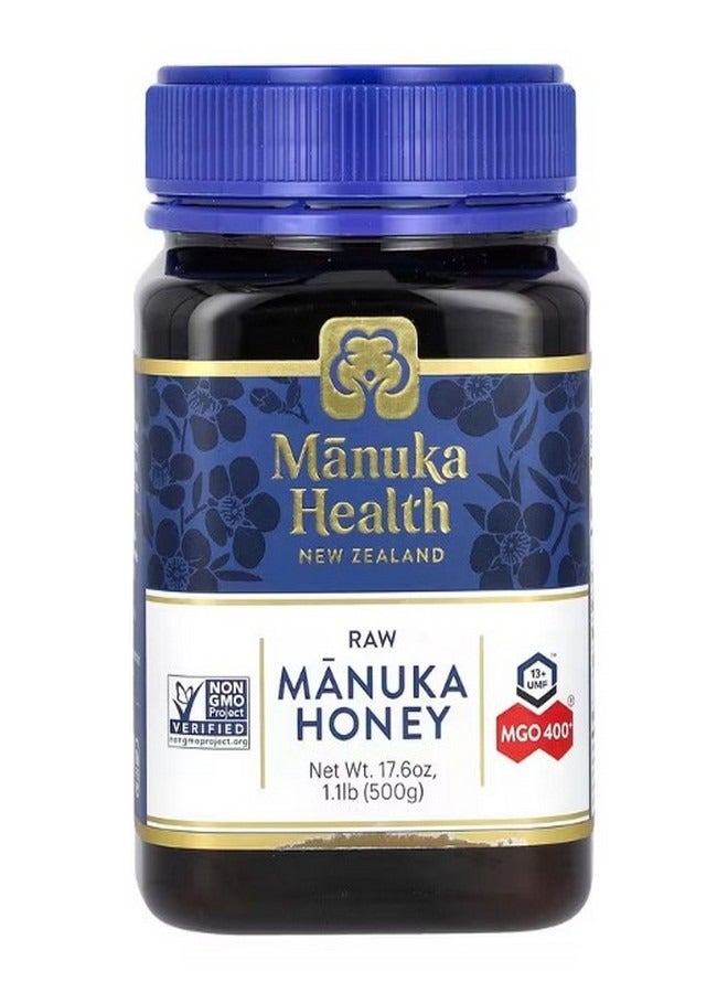 Manuka health Raw Manuka Honey MGO 400 1.1 lb 500 g - Image 1