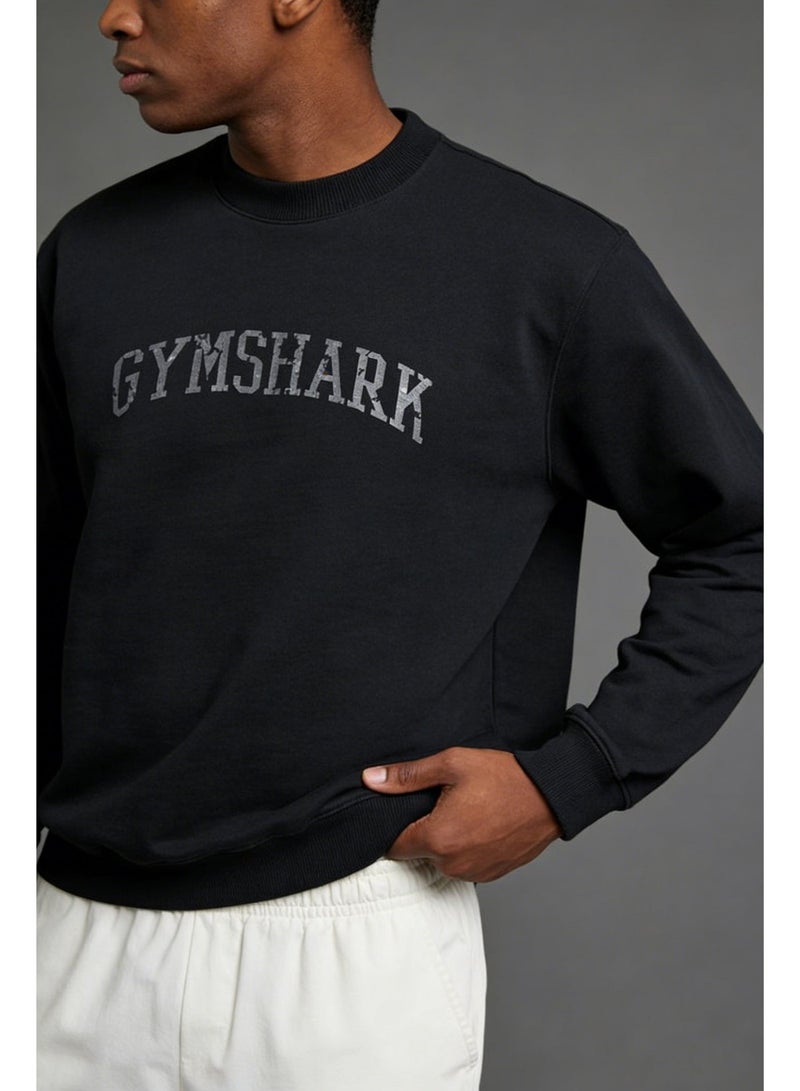 Gymshark cotton long sleeved shirt T-shirt - printed with letter logo, suitable for both men and women, loose and comfortable, soft and breathable cotton fabric, popular for teenagers' sports and leisure tops that are soft and skin friendly. Unique material experience, a must-have gift surprise. 1:1 quality of shopping mall counters. - Image 2
