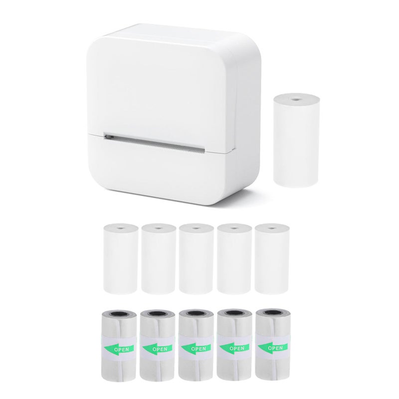Bluetooth Thermal Label Printer 57mm Portable Sticker Maker For iOS Android Mobile - Image 2