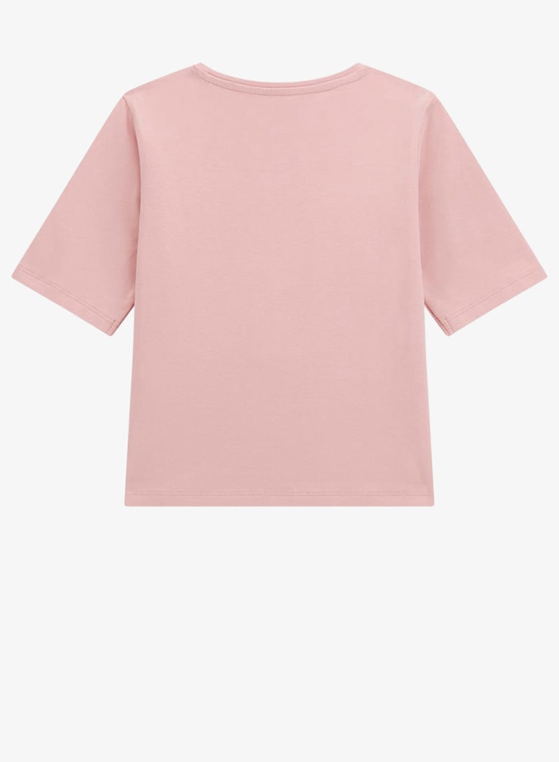 GUESS Kids Slogan Crew neck T-Shirt - Image 2