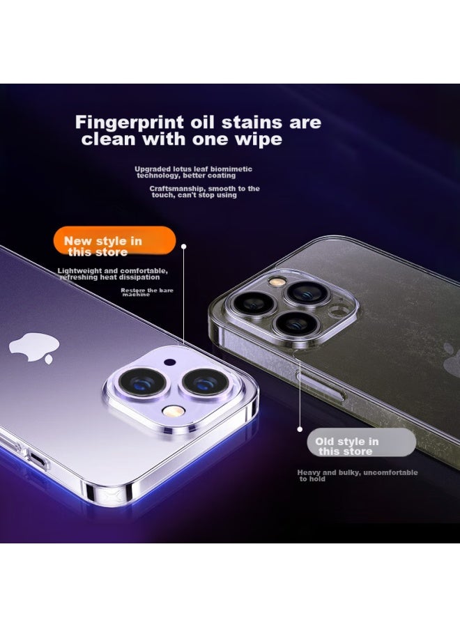 Koolife Case For Apple Iphone 14 Plus, Transparent Silicone Protective Cover, Full Protection Air Cushion Shockproof Ultra-thin Soft And Hard Shell, Personalized For Men And Women - Image 5