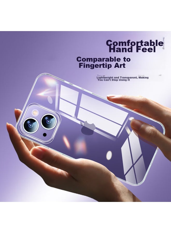 Koolife Case For Apple Iphone 14 Plus, Transparent Silicone Protective Cover, Full Protection Air Cushion Shockproof Ultra-thin Soft And Hard Shell, Personalized For Men And Women - Image 4