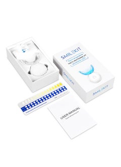 Rechargeable Teeth Whitening Kit with Wireless 16X LED Light and 4Pcs Teeth Whitening Gel Pens and Complimentary Color Card, Home Use, Natural Whitening, Effective Stain Removal (White) - pzsku/Z07FC4A8BA53E743E8B06Z/45/_/1690618110/49d3b7b3-d866-425e-bbdc-f69dce3bdb72