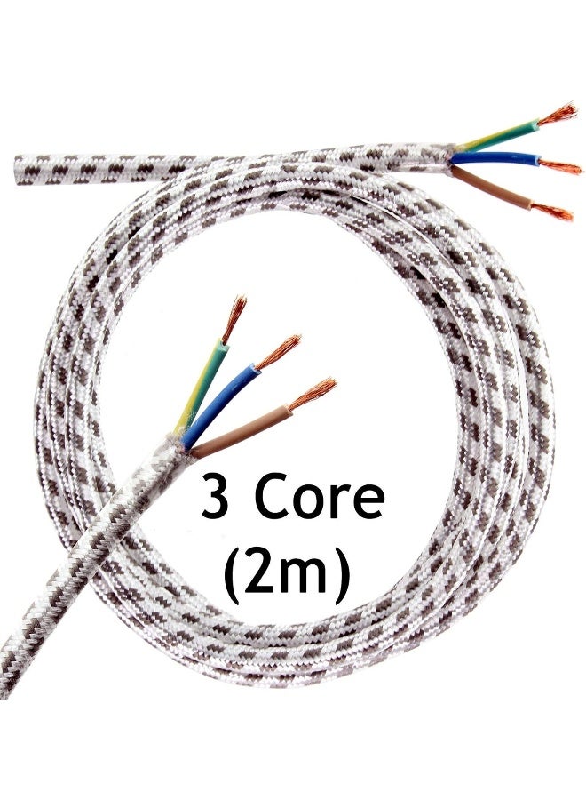 Spares2go كابل مرن لمولد البخار العالمي بطول 2م (3 نواة، 2 متر) - Image 3