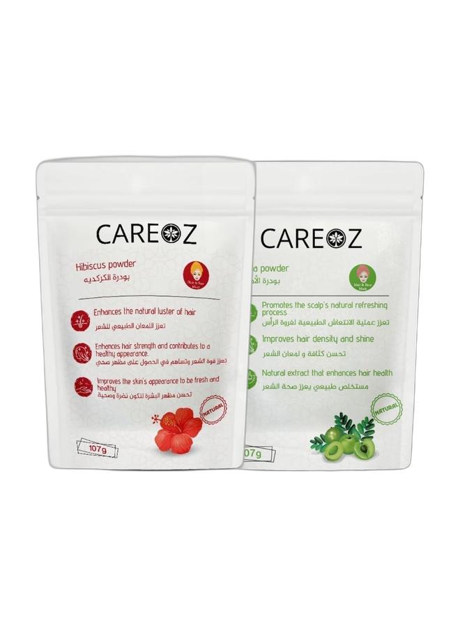 كير اوز باندل كير أوز: حناء الأملا + الكركديه - Image 1