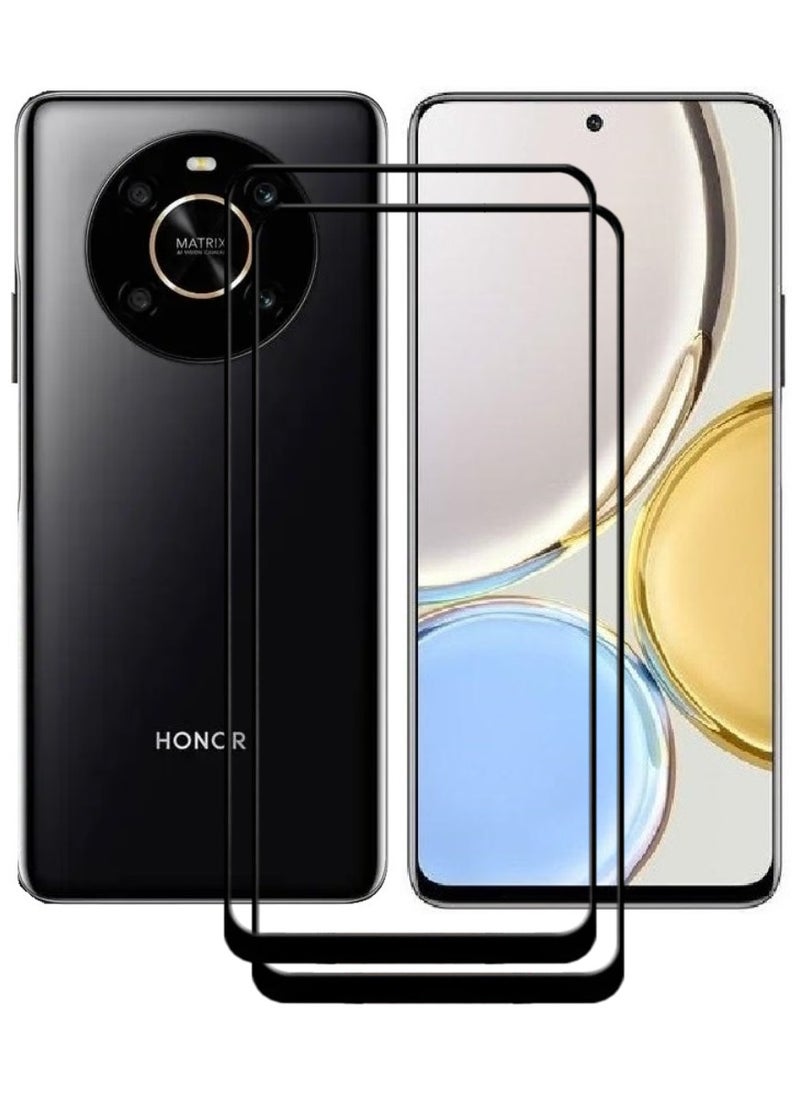 ACLIX 2 Pieces Antistatic ESD Dustproof Premium Quality High Definition Tempered Glass Screen Protector Designed For Honor X9 - Image 1