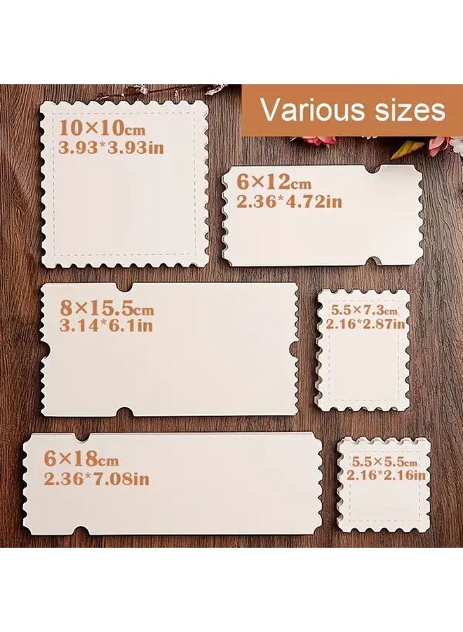 25 حزمة بطاقات بريدية مائية مرسومة يدويًا 3.94 × 3.94 بوصة 300 جرام بطاقات فارغة للفن والتسجيل - Image 2