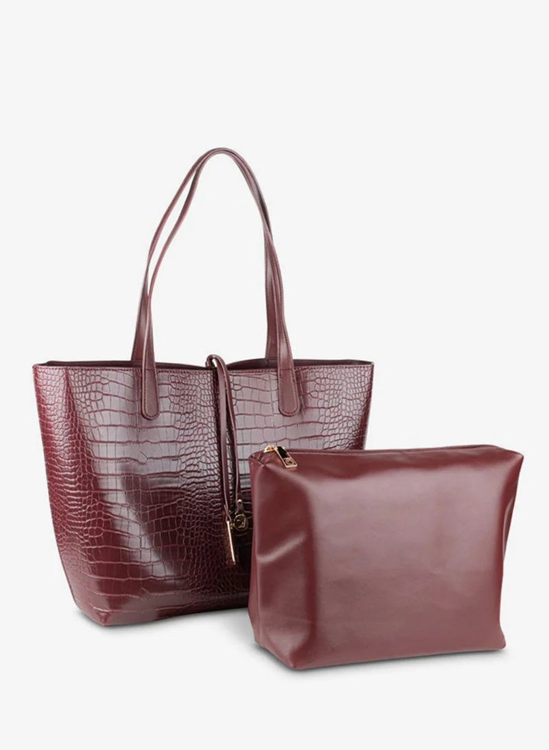Vincci Red Women Tote Bag for Women | Best Price UAE