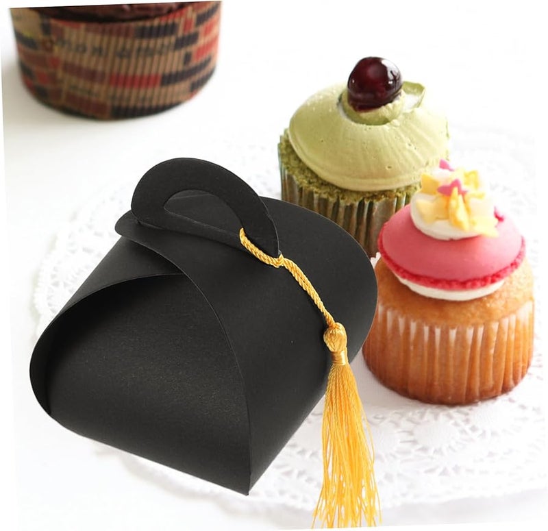 Graduation Cap Candy Boxes 50pcs Tassel Treat Containers For Gifts - Image 4