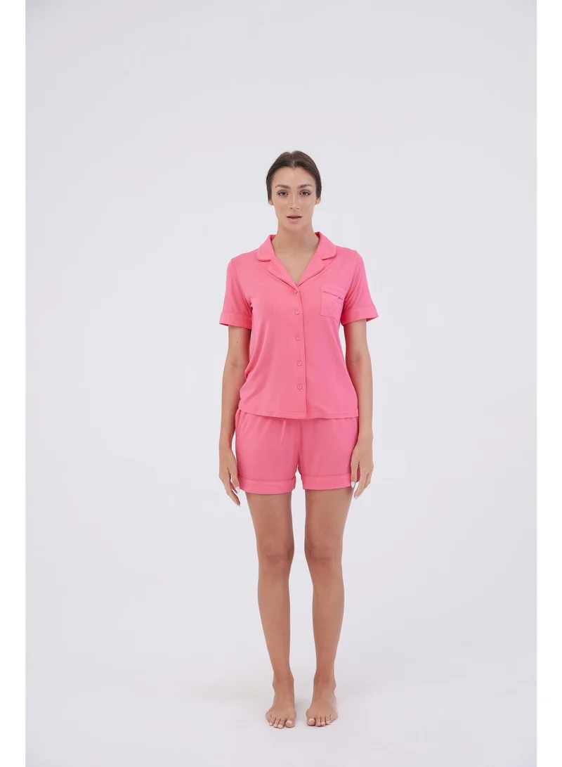 Two Bees Lucy Pyjama Set.  95% Bamboo Viscose Cooling fabric, Ultra soft, Breathable Sleepwear for Hot Sleepers.
