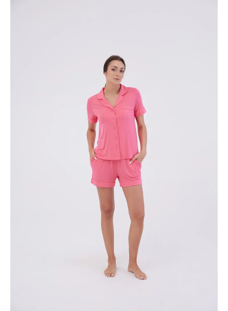 Two Bees Lucy Pyjama Set.  95% Bamboo Viscose Cooling fabric, Ultra soft, Breathable Sleepwear for Hot Sleepers.