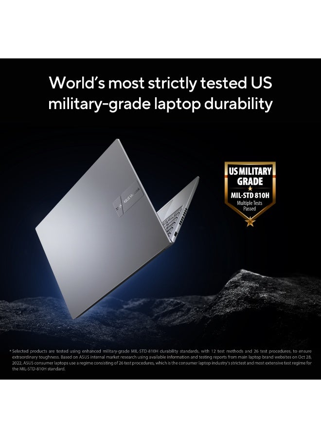 ASUS Vivobook 16 Laptop With 14 Inch WUXGA (1920x1200) Display, Core Ultra 7 255H Processor/16GB RAM DDR5/512GB SSD/Intel Arc Graphics /Windows 11 Home/ Cool Silver Cool Silver - Image 4